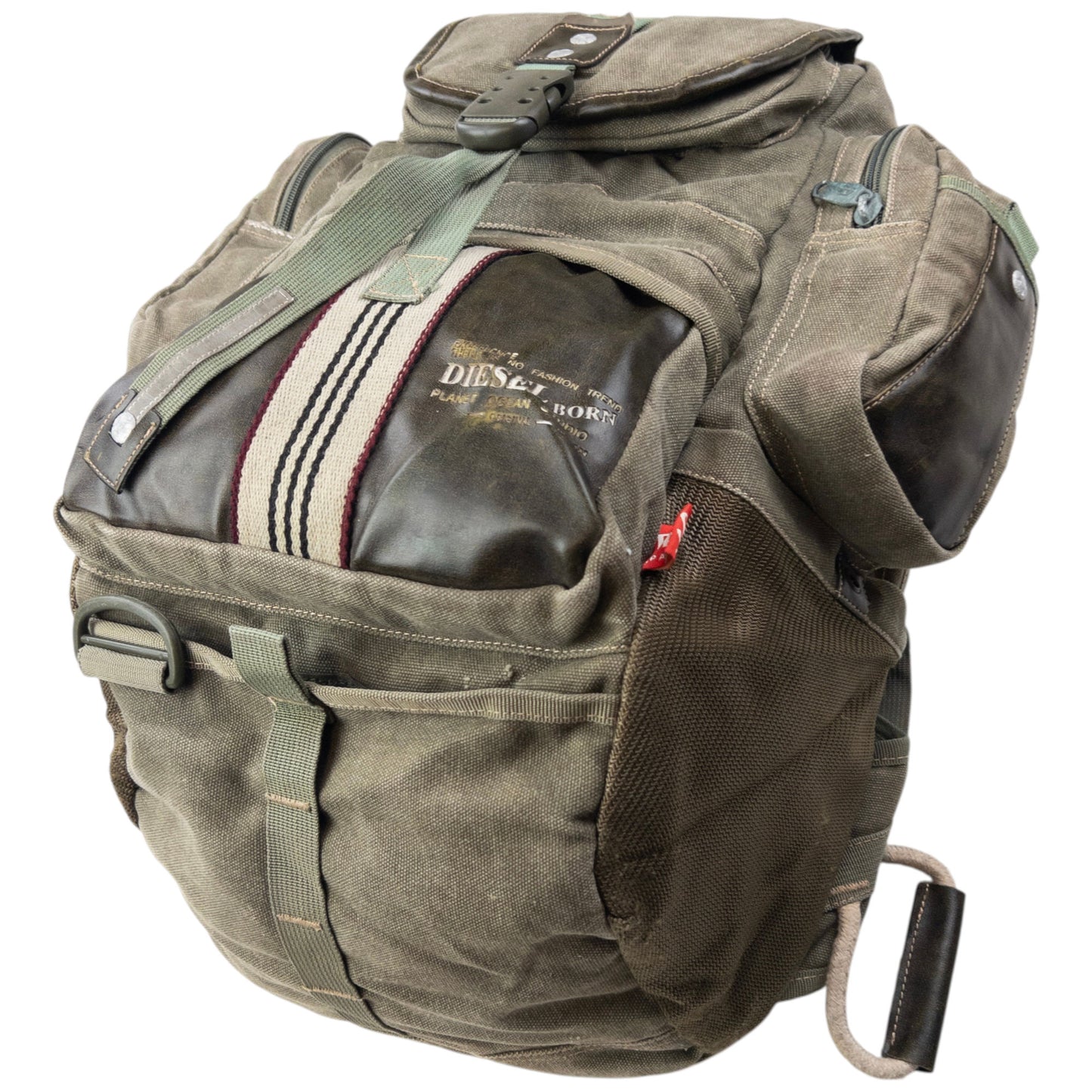 Vintage 2000s Diesel Spare Parts Cargo Backpack