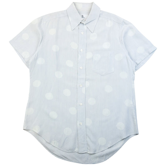 Vintage 2000s Yohji Yamamoto Polka Dot Short Sleeve Button Up Shirt Size M