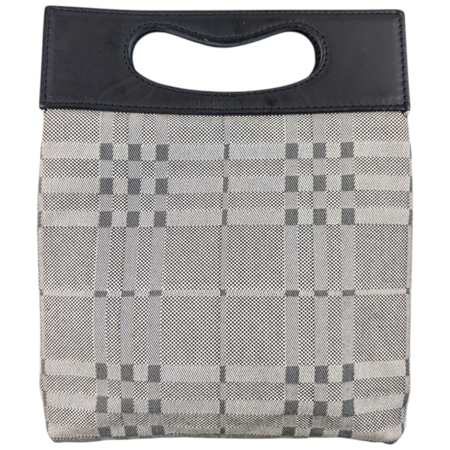Vintage 2000s Burberry Nova Check Handbag in grey, photo 2