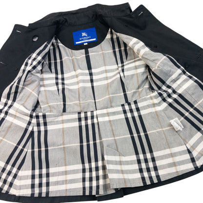 Vintage 2000s Burberry Blue Label Nova Check Lined Jacket in black, photo 5