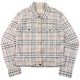 Vintage Burberry Nova Check Button Up Jacket Womens Size M