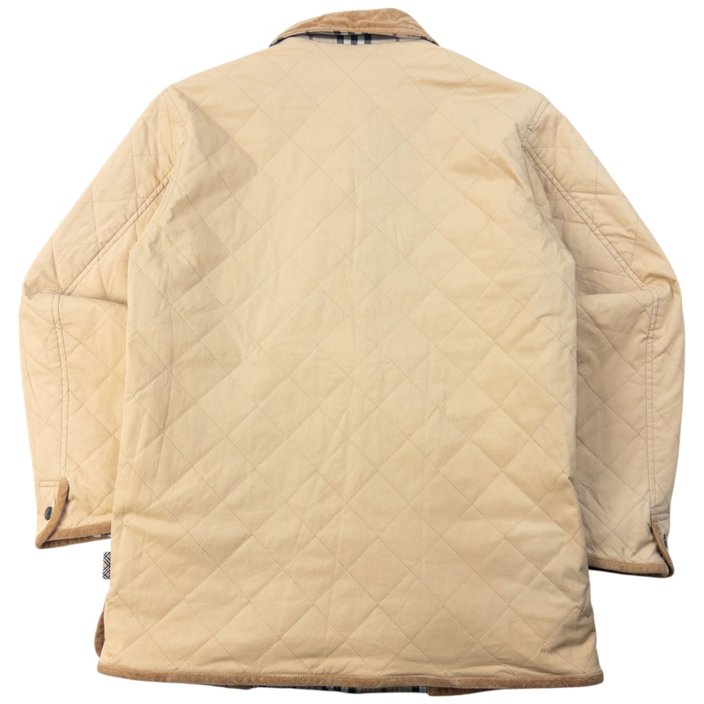 Vintage 2000s Burberry Nova Check Reversible Quilted Jacket Size S