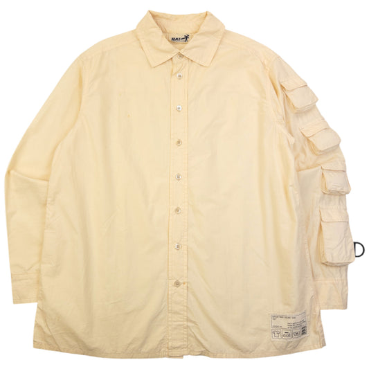 Vintage 90s Hai Sporting Gear By Issey Miyake Pocket Sleeve Button Up Shirt Size M
