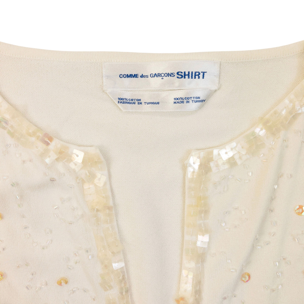 Vintage 2000s Comme Des Garçons Sequin Cardigan Womens Size XS