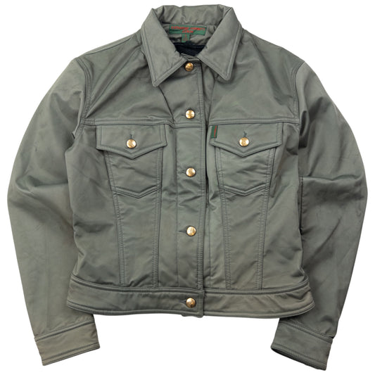 Vintage Katharine Hamnett Cropped Button Up Jacket Womens Size S