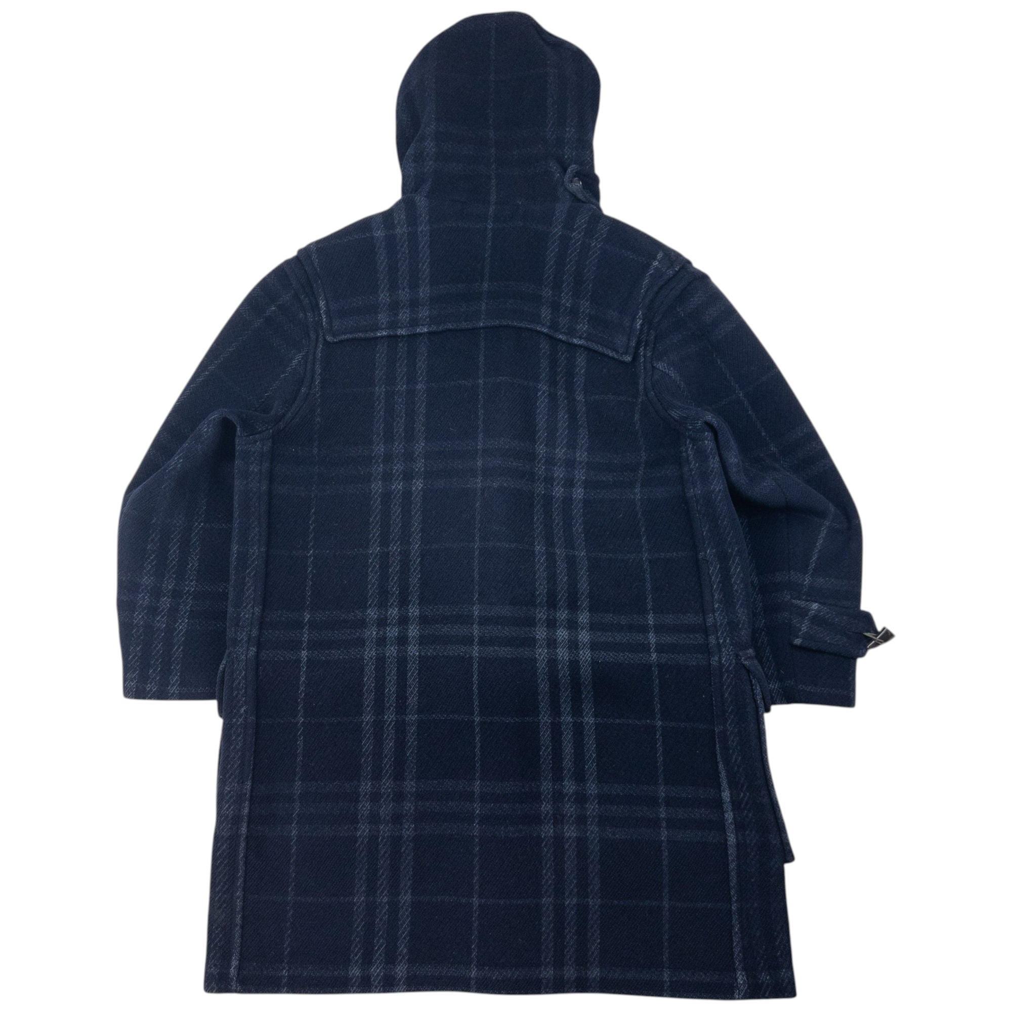 Vintage 2000s Burberry Nova Check Wool Duffle Jacket Size L