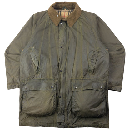 Vintage 90s Burberry Nova Check Lined Rain Jacket Size XXL