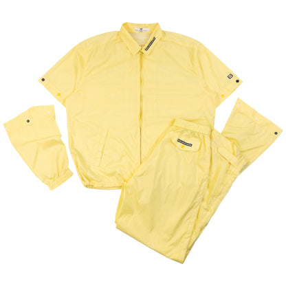 Vintage 90s Balenciaga Golf Snap-Off Sleeve Jacket & Tracksuit Bottoms Set Size L