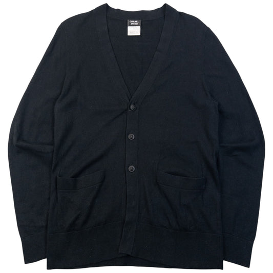Vintage 2000s Chanel Uniform Wool Cardigan Size S