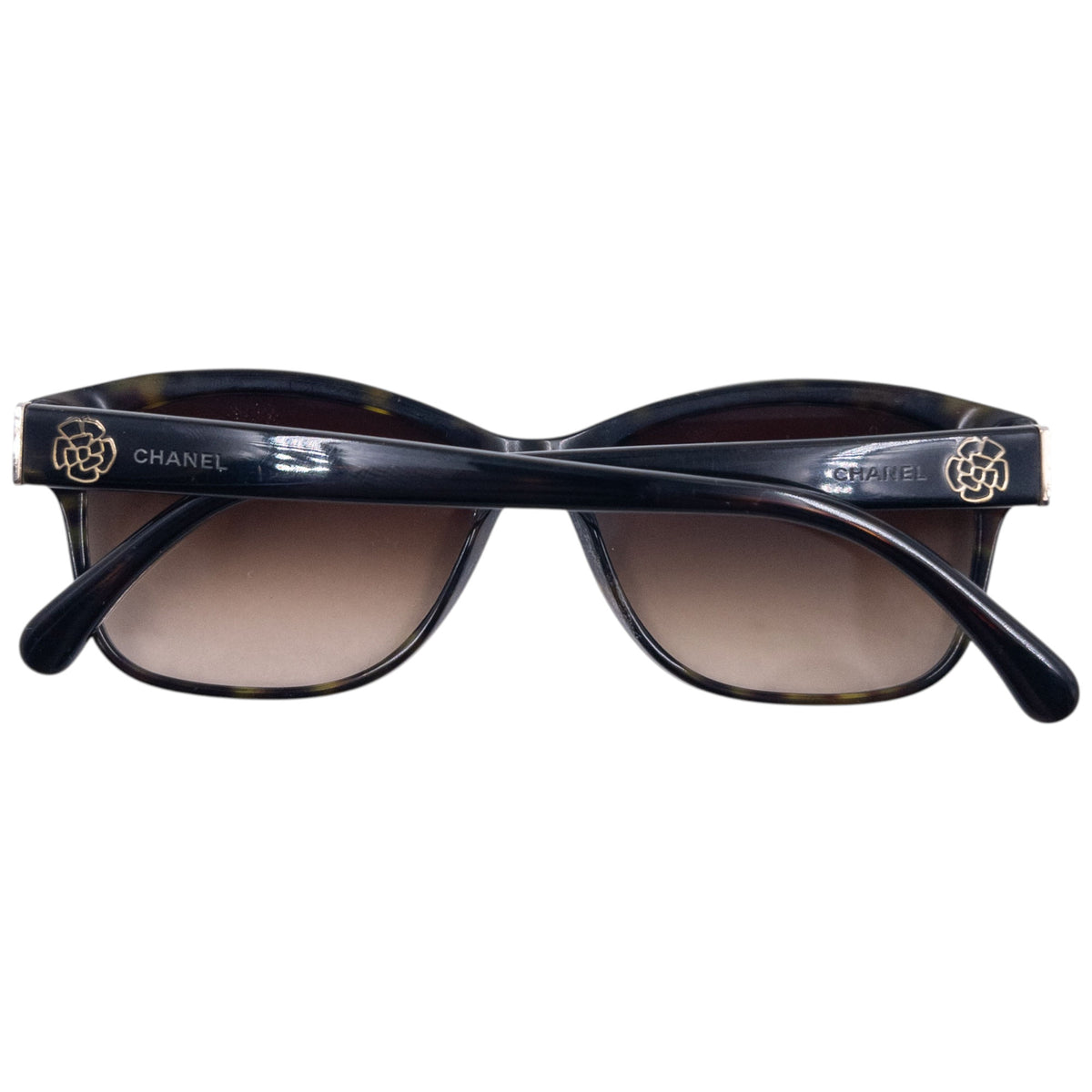 Vintage 2000s Chanel Tortoise Shell Sunglasses
