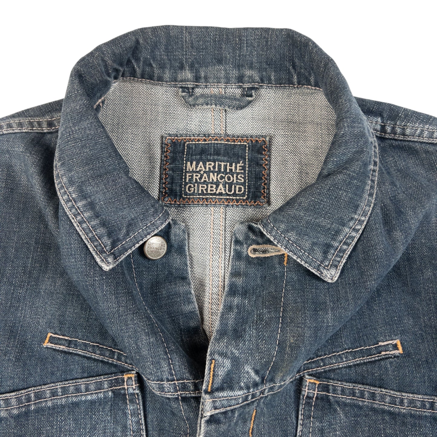 Vintage Marithe + Francois Girbaud Button Up Denim Jacket Size M