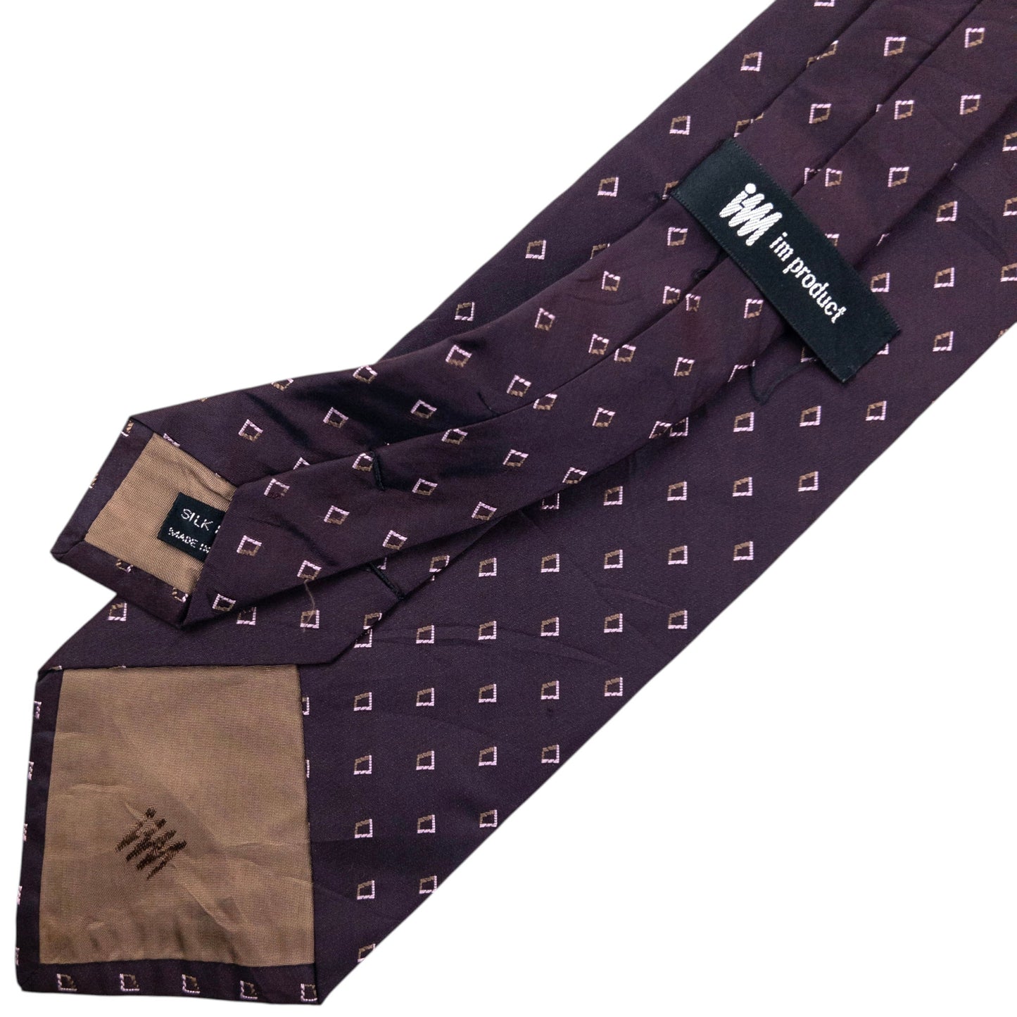 Vintage 90s Issey Miyake Pattern Silk Tie