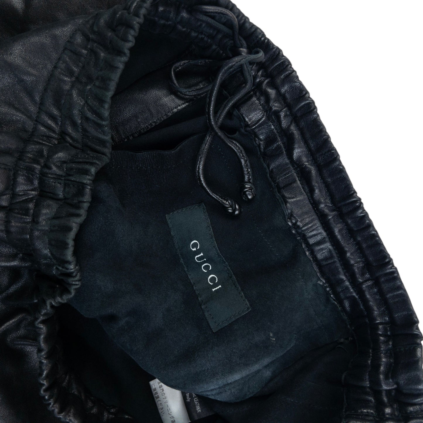 Vintage 2000s Gucci By Tom Ford Leather Trousers Size L