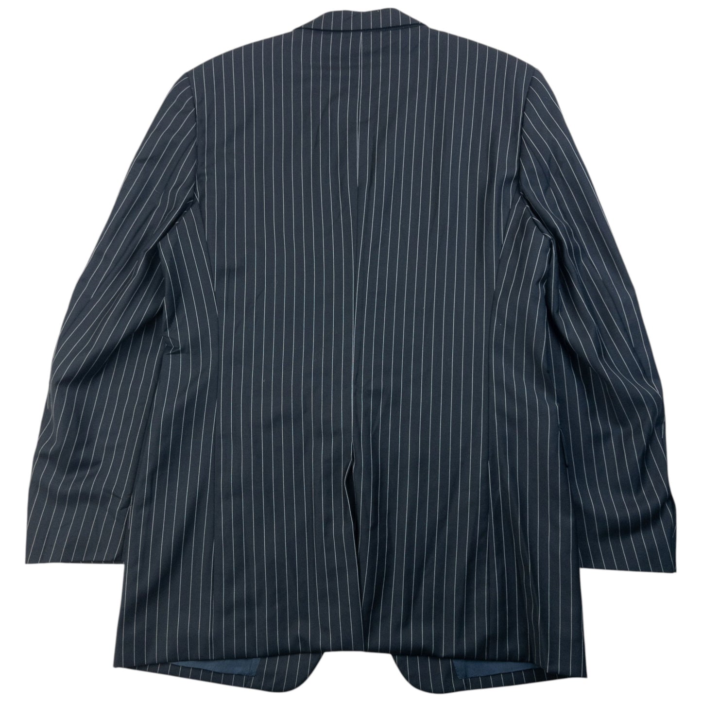 Vintage 90s YSL Yves Saint Laurent Pinstripe Jacket & Trousers Suit Set Size L