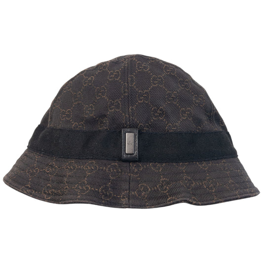 Vintage 2000s Gucci Monogram Bucket Hat Size M