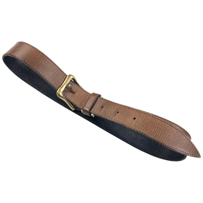 Vintage 2000s Issey Miyake Leather Belt Size S
