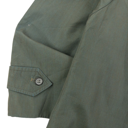 Vintage 80s Burberry Iridescent Trench Jacket Size L