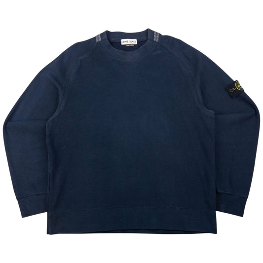 Vintage Stone Island Ribbed Knit Jumper Size L