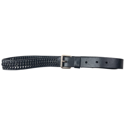Vintage 2000s Burberry Braided Leather Belt Size W26