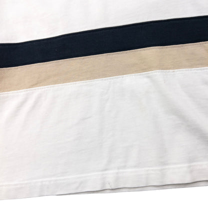 Vintage Burberry Striped Long Sleeve Rugby Polo Shirt Size S