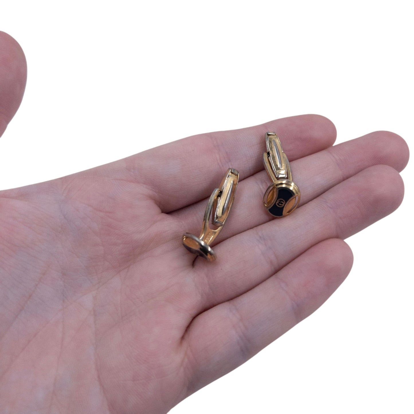 Vintage 90s Gucci Embossed Cuff Links