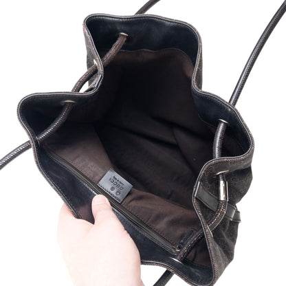 Vintage 2000s Gucci Monogram Shoulder Bag