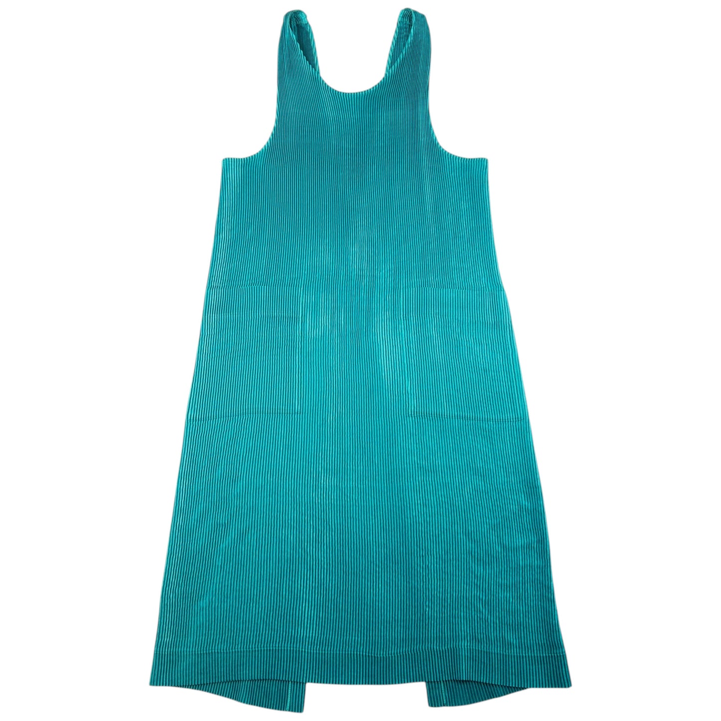 Vintage 90s Issey Miyake Pleated Longline Vest Dress Womens Size L