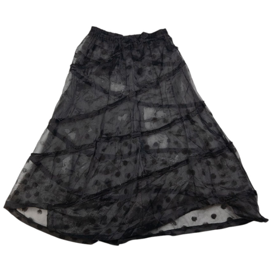 Vintage Comme Des Garçons Tricot Sheer Polka Dot Skirt Womens Size W28