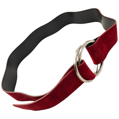 Vintage 2000s Burberry Suede Leather Belt Size XL