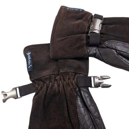 Vintage Armani Jeans Leather Suede Gloves Size M