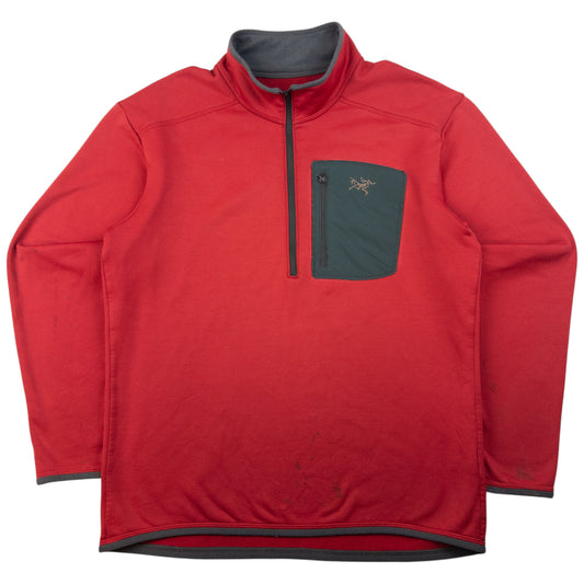 Vintage Arcteryx Q Zip Fleece Lined Sweatshirt Size M