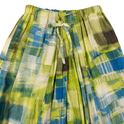 Vintage Plantation By Issey Miyake Pattern Skirt Womens Size W30