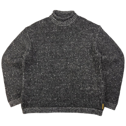 Vintage Armani Jeans Knitted Wool Turtleneck Jumper Size M