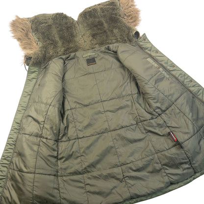 Vintage 90s Hysteric Glamour Fur Hood Cape Jacket Womens Size M