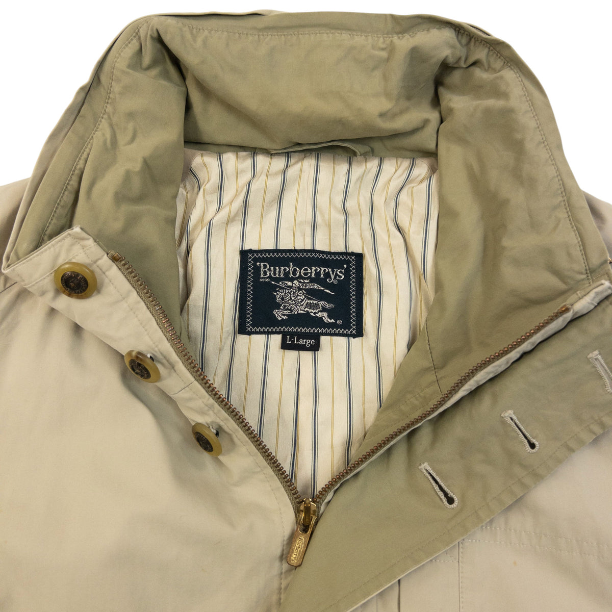 Vintage 90s Burberry Zip Up Jacket Size XL