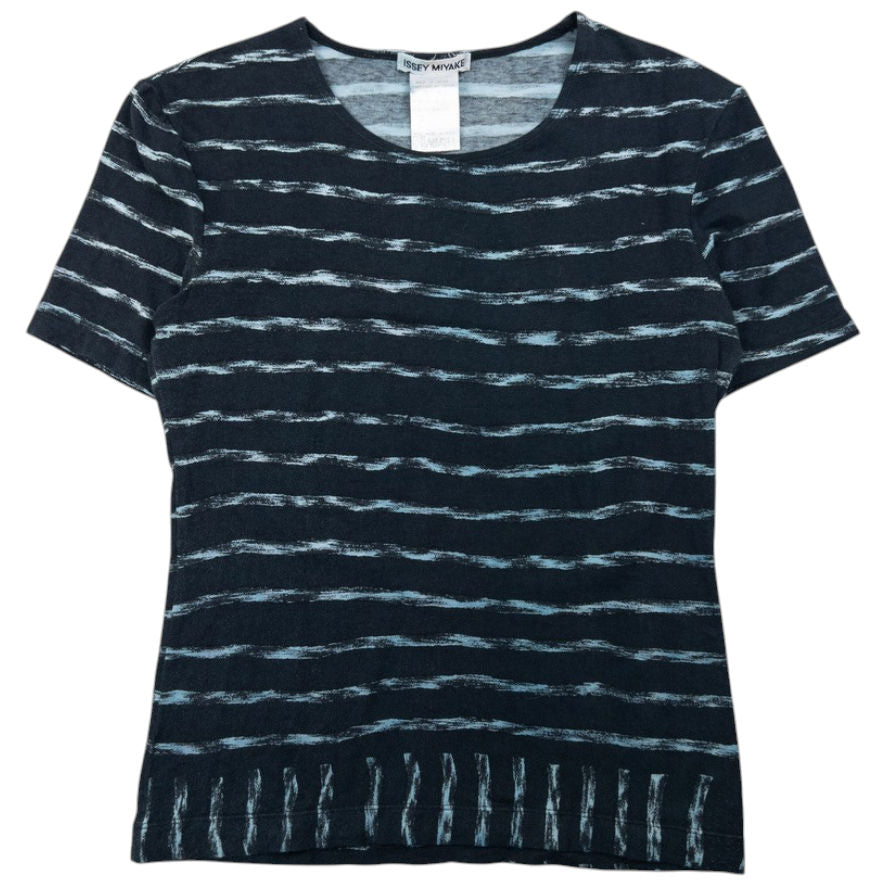 Vintage Issey Miyake Striped T Shirt Womens Size S