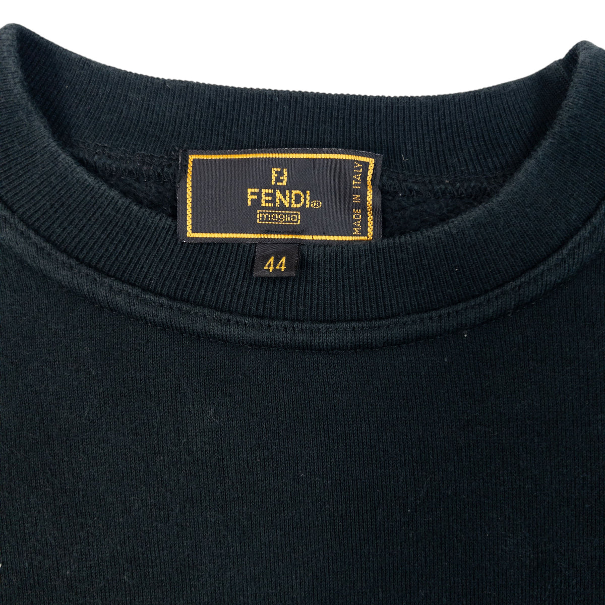 Vintage 90s Fendi Graphic Sweatshirt in black (cotton), photo 5