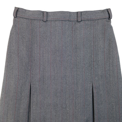 Vintage 90s Burberry Pleated Skirt in grey, photo 4