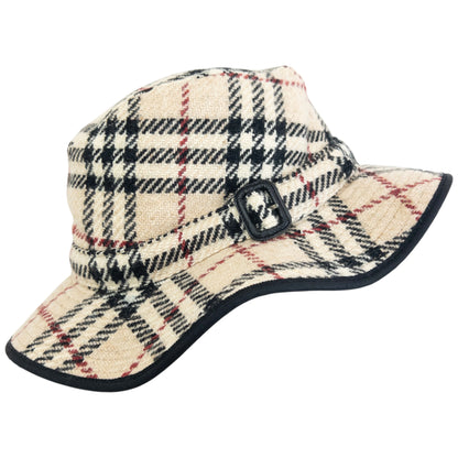Vintage 2000s Burberry Nova Check Buckle Bucket Hat Size M