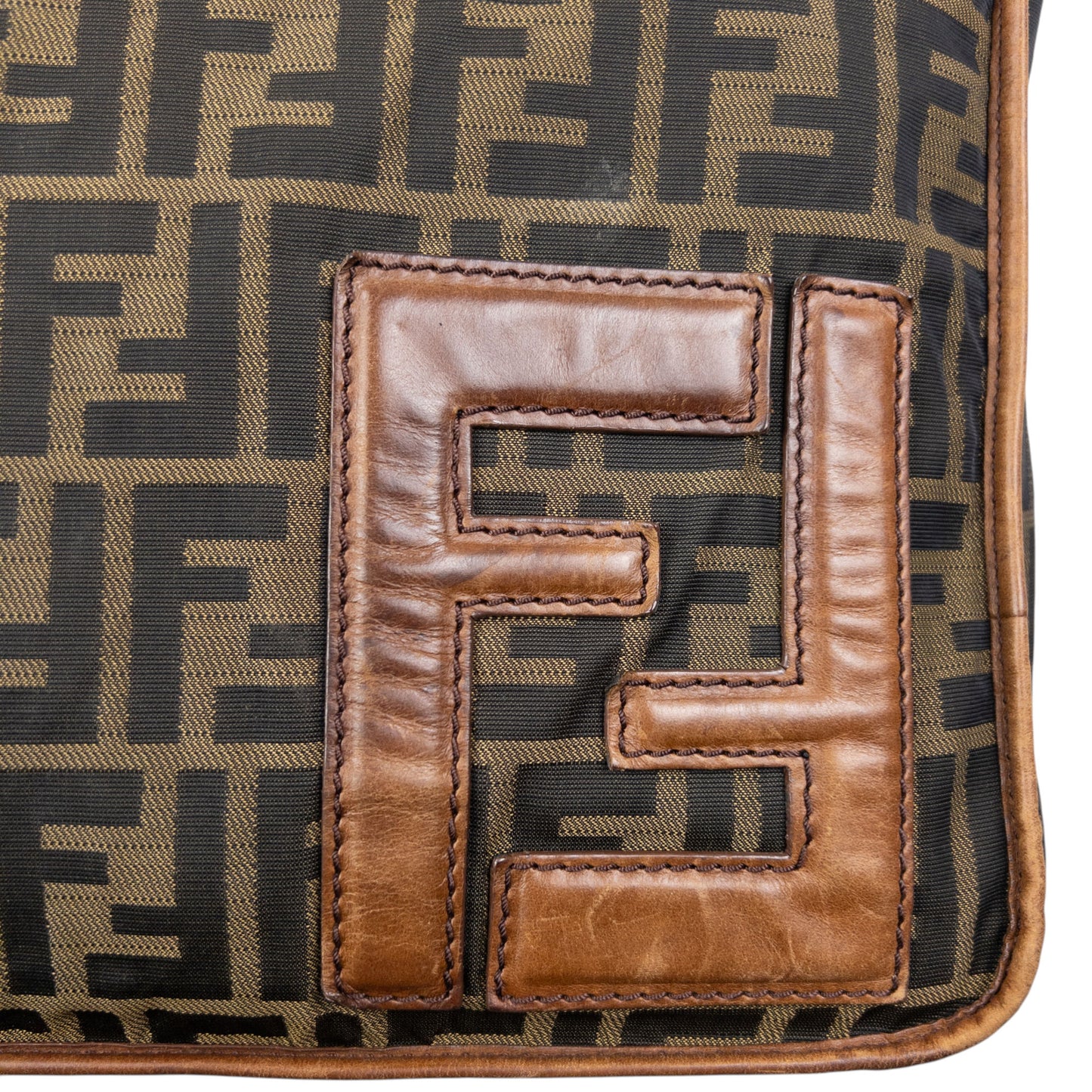 Vintage 2000s Fendi Monogram Crossbody Bag