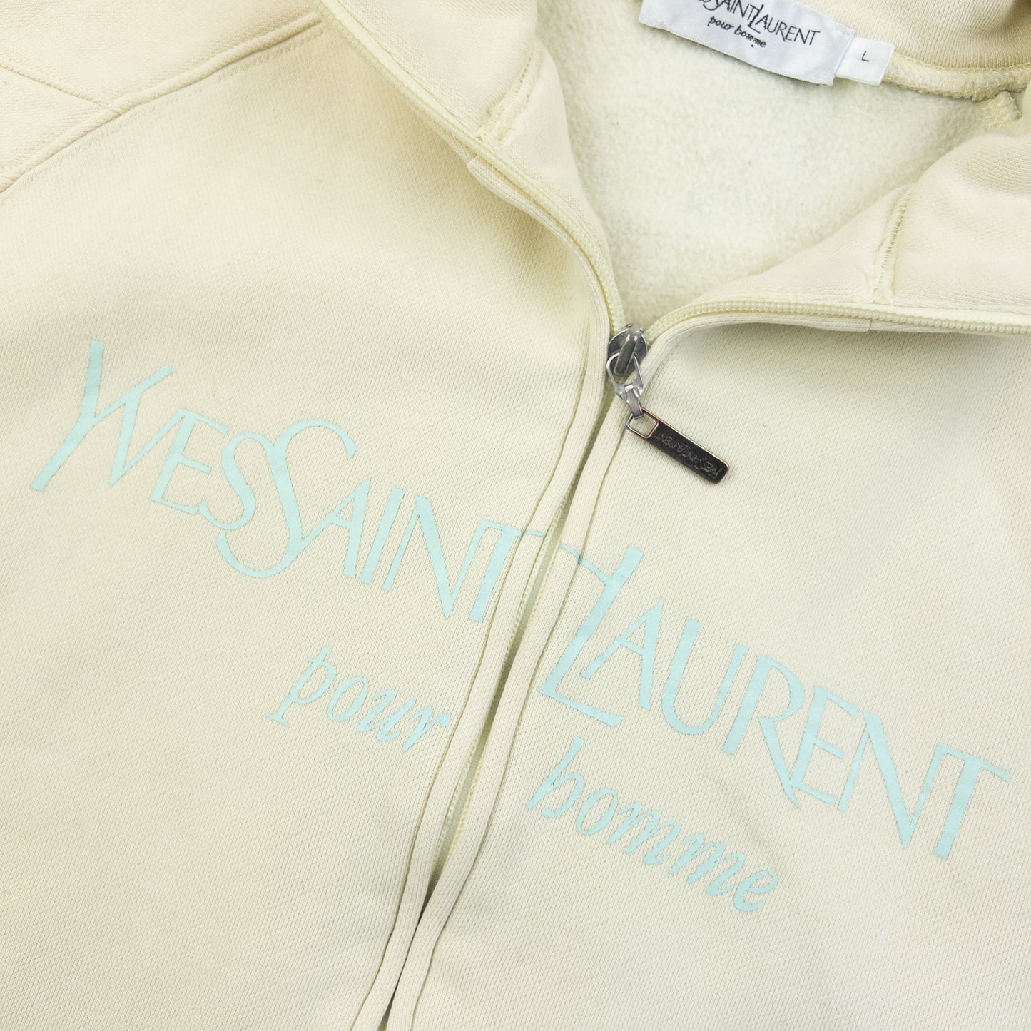 Vintage 2000s YSL Yves Saint Laurent Zip Up Sweatshirt Size M