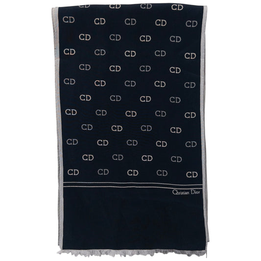 Vintage Dior Monogram Silk Scarf