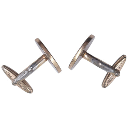 Vintage 90s Dior Embossed Cufflinks