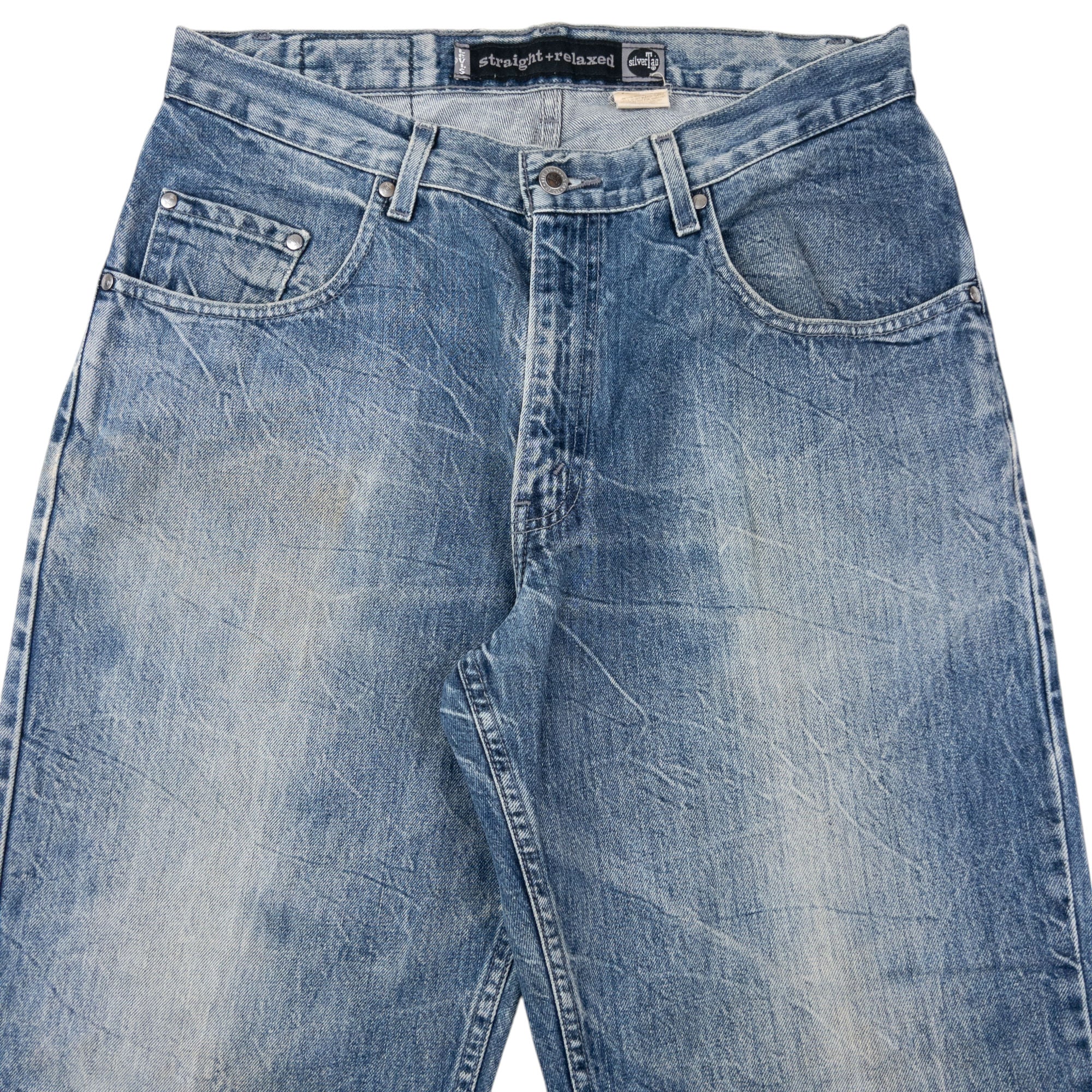 Vintage 2000s Levi's Silver Tab Straight Relaxed Denim Jeans Size W33