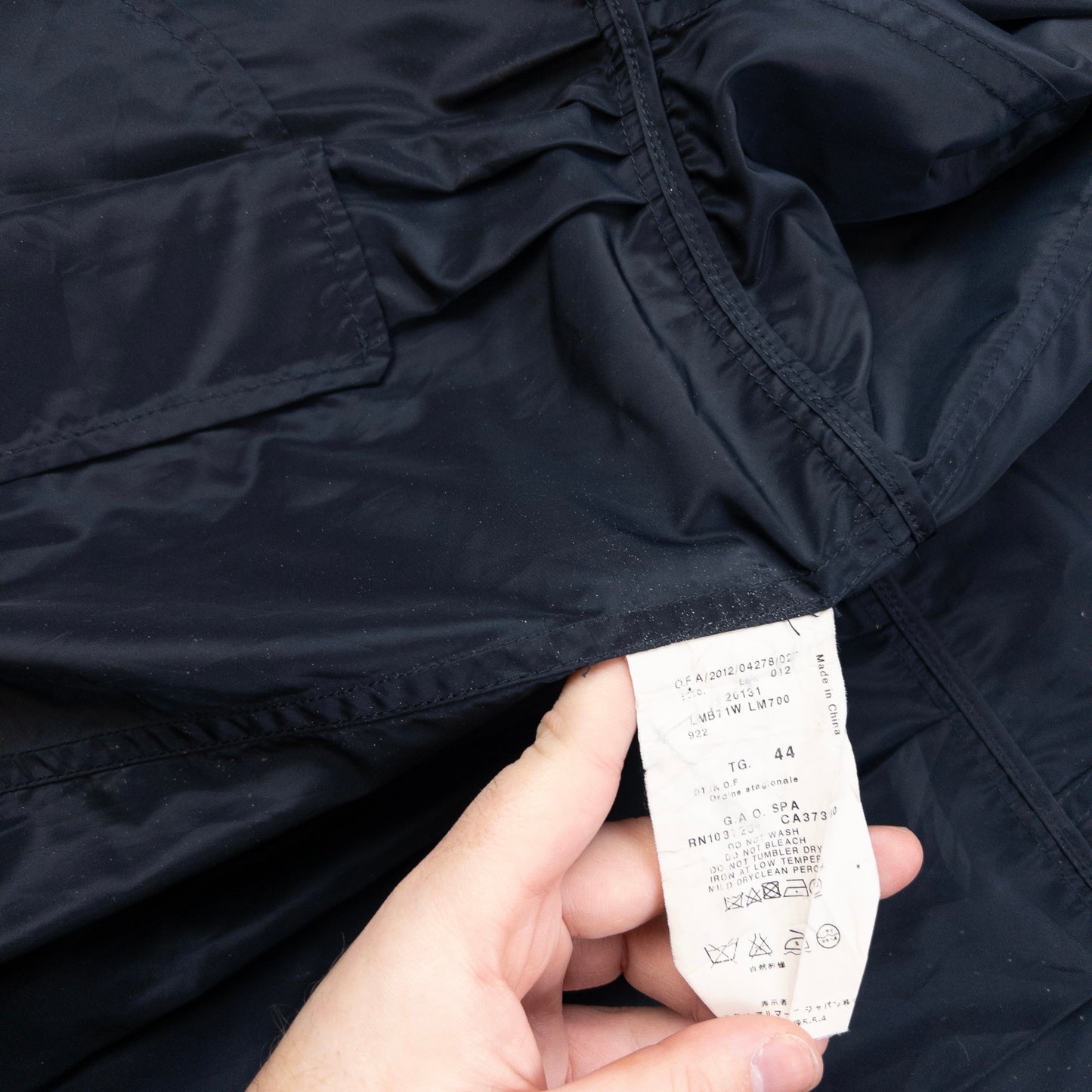 Vintage Armani Collezioni Lightweight Waterproof Jacket Womens Size M