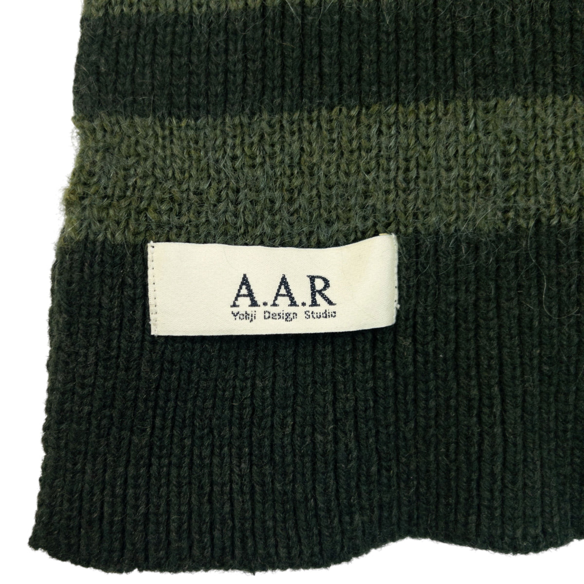 Vintage 90s Yohji Yamamoto A.A.R Long Wool Knit Scarf