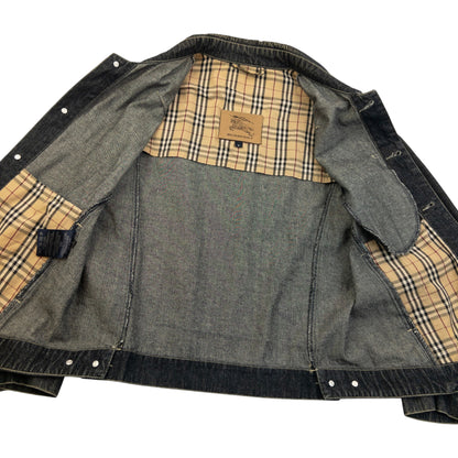 Vintage 2000s Burberry Button Up Denim Jacket Womens Size S