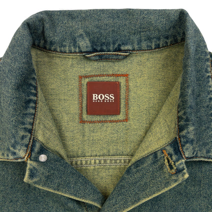 Vintage 90s Hugo Boss Button Up Denim Jacket Size S