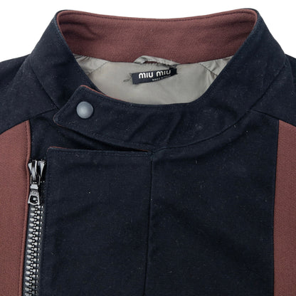 Vintage 1999 Miu Miu Asymmetric Zip Jacket Size M