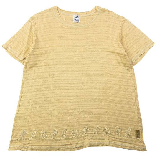 Vintage Hai Sporting Gear By Issey Miyake Embroidered Cactus T Shirt Size S